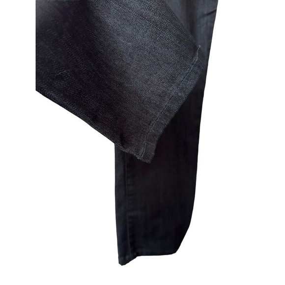 chicos fabulously slimming Dark Rinse jeans Elastic Waist cropped size 00/US 2 - Picture 3 of 9